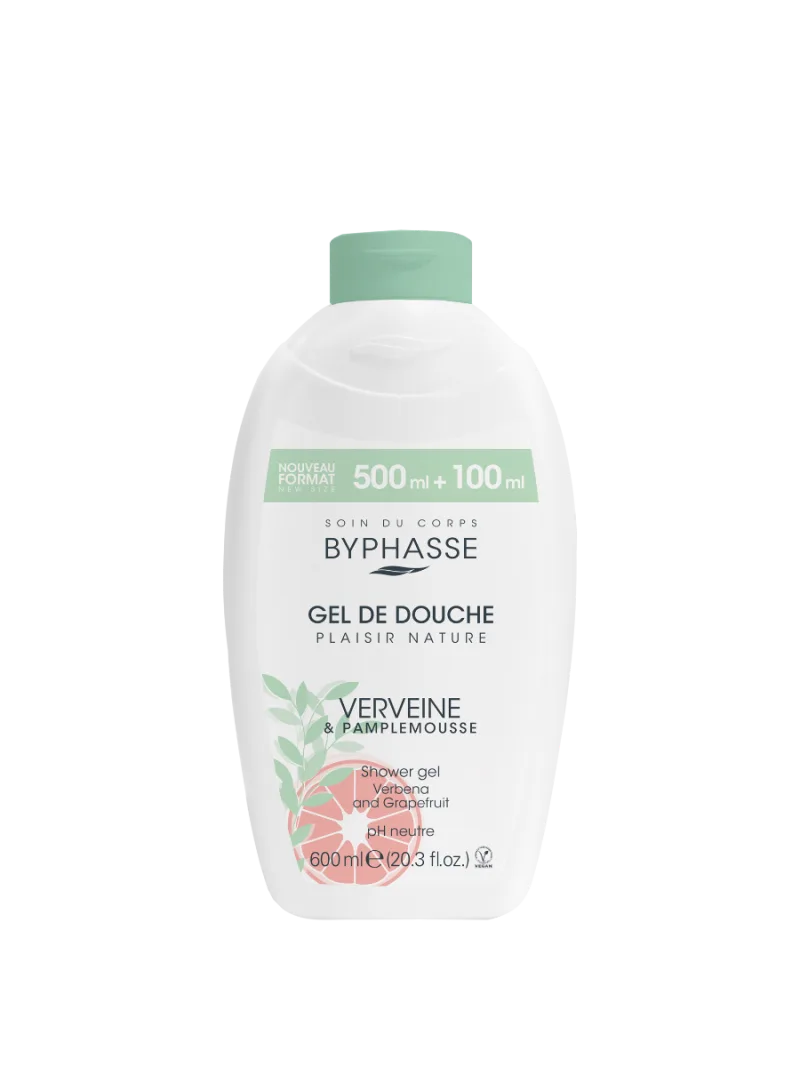 Gel de dus cu verbina si grapefruit Plaisir Nature, 600ml, Byphasse — preț și oferte