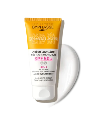 Crema antirid cu SPF50+, 50ml, Byphasse