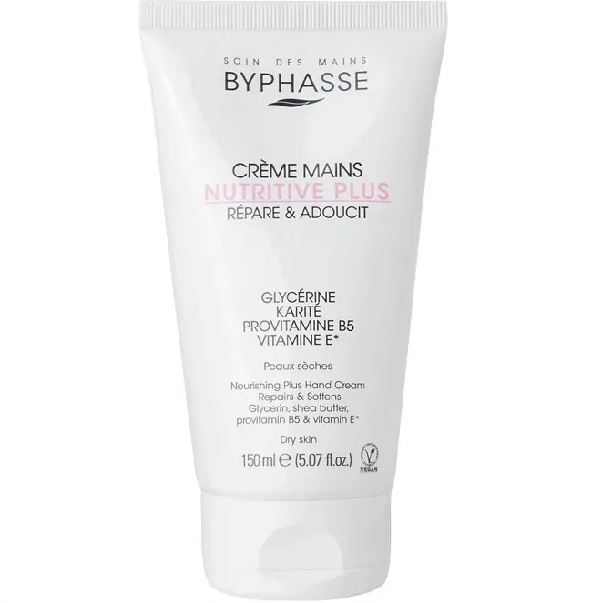 Crema pentru maini hranitoare Nutritive Plus, 150ml, Byphasse — preț și oferte