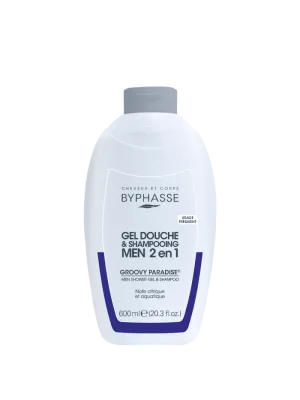 Gel de dus & Sampon 2in1 Groovy Paradise, 600ml, Byphasse