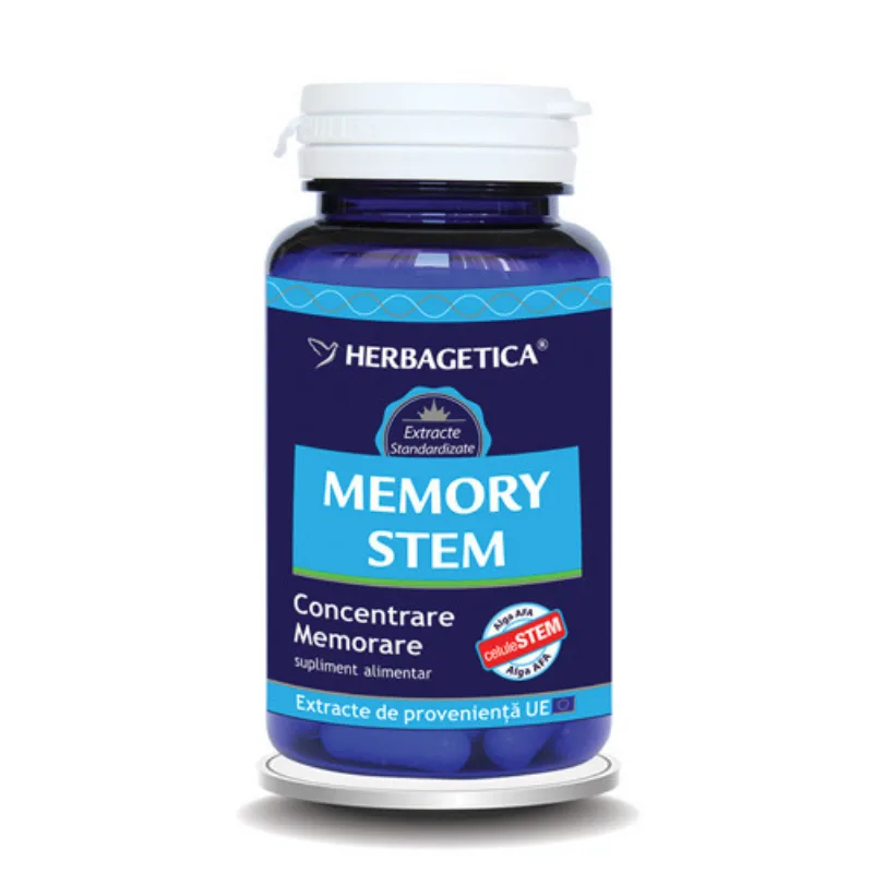 Memory Stem, 30 capsule, Herbagetica — preț și oferte