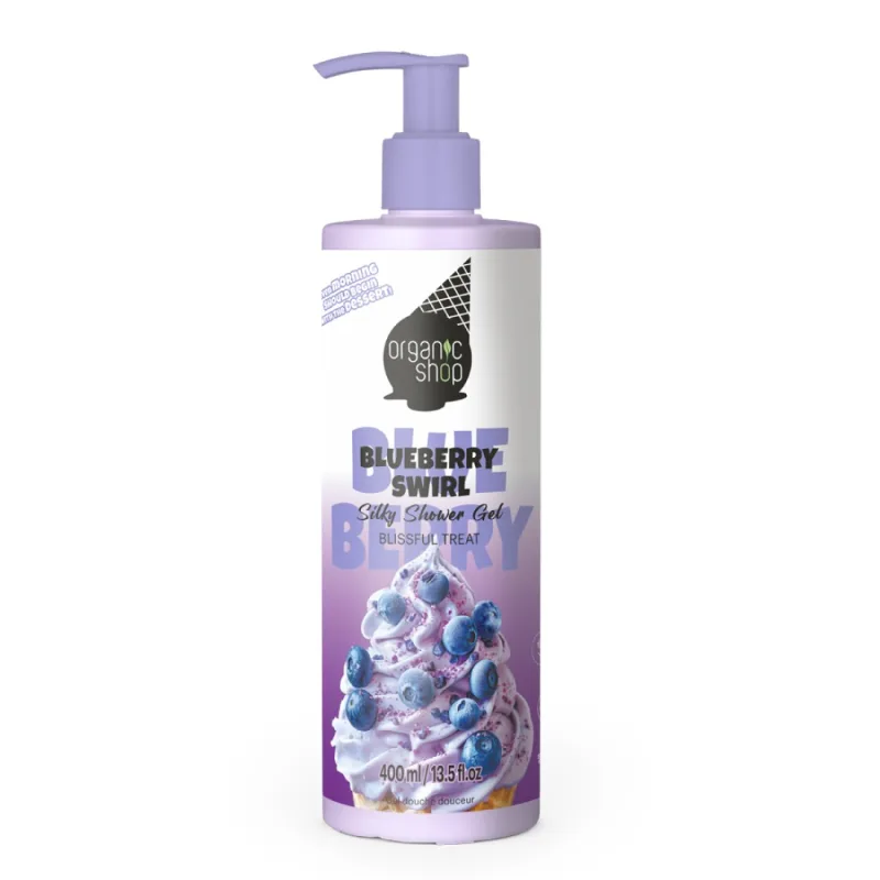 Gel de dus Blueberry Swirl Blissful Treat, 400ml, Organic Shop — preț și oferte