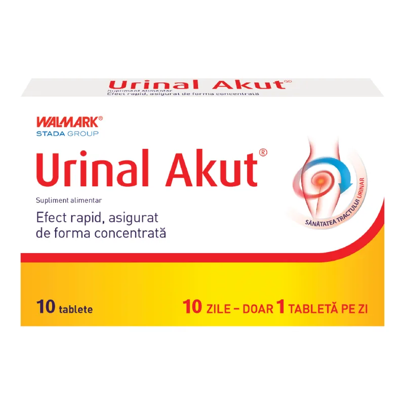Urinal Akut, 10 tablete, Stada — preț și oferte