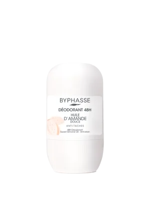 Deodorant roll-on 48h cu ulei de migdale dulci, 50ml, Byphasse