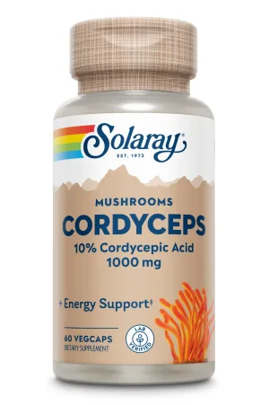 Cordyceps Solaray, 60 capsule vegetale, Secom