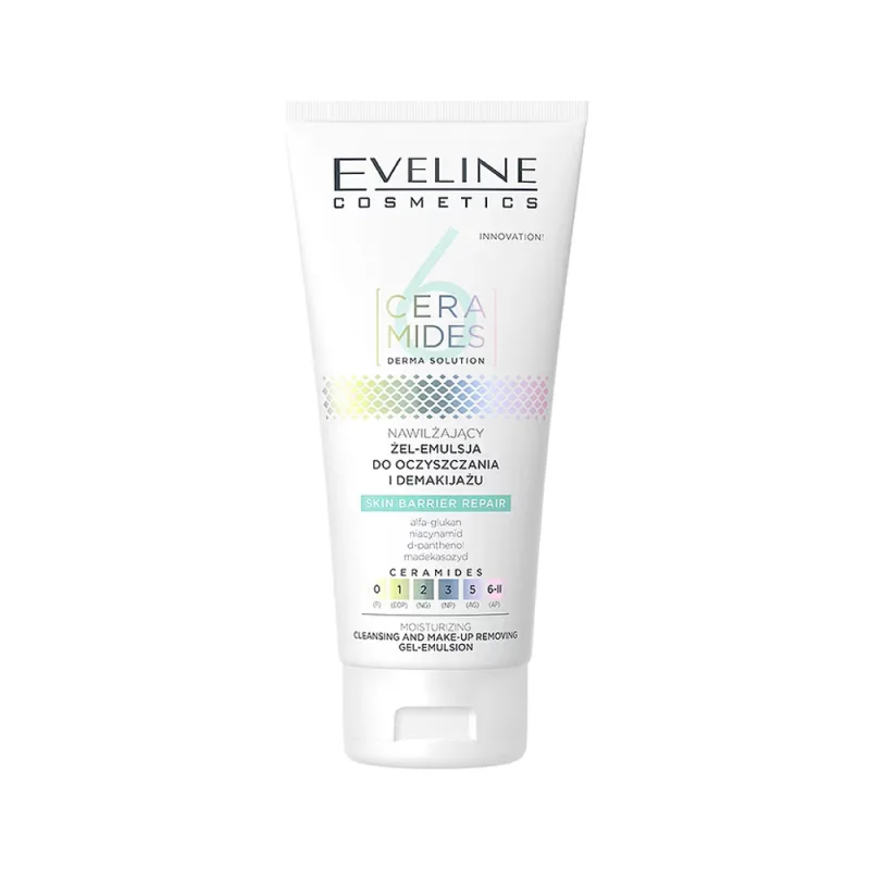 Emulsie-gel demachianta cu 6 ceramide, 150ml, Eveline Cosmetics — preț și oferte