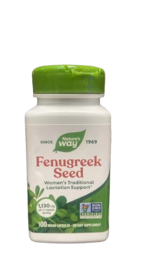 Fenugreek 610mg Nature's Way, 100 capsule, Secom