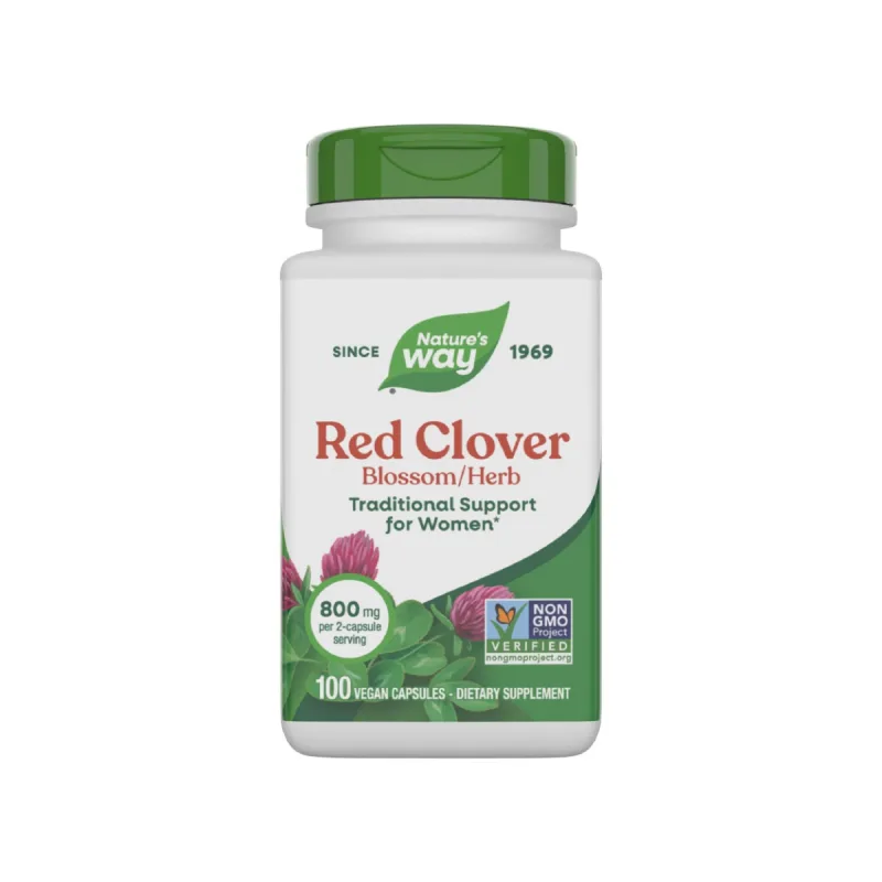 Red Clover Nature's Way, 100 capsule, Secom — preț și oferte
