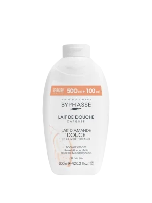 Crema de dus cu lapte de migdale dulci Caresse, 600ml, Byphasse