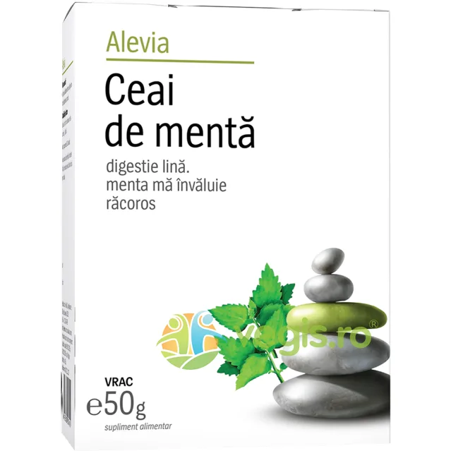 Ceai de menta, 50g, Alevia — preț și oferte