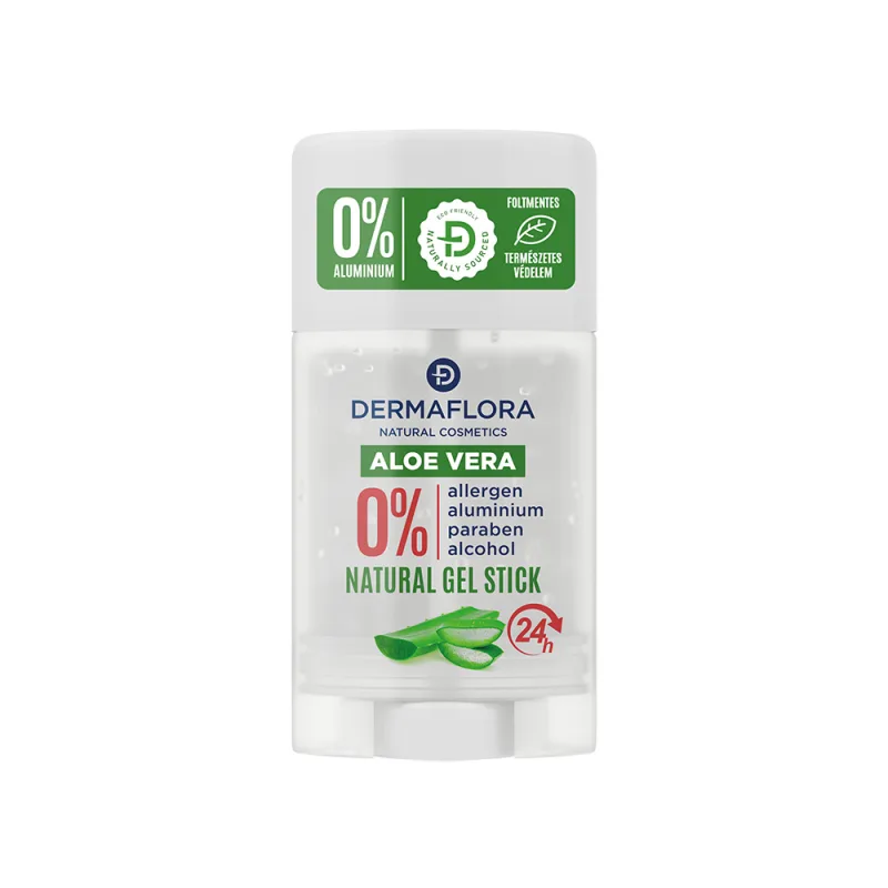 Deodorant stick gel cu aloe vera 0% aluminiu, 50ml, Dermaflora — preț și oferte