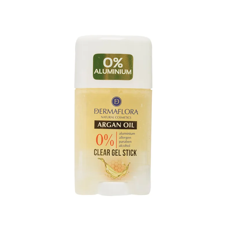 Deodorant stick gel cu ulei de argan 0% aluminiu, 50ml, Dermaflora — preț și oferte