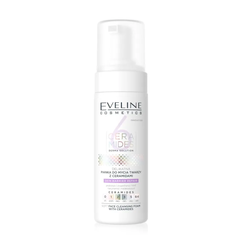 Spuma pentru curatare delicata cu 6 ceramide, 150ml, Eveline Cosmetics — preț și oferte