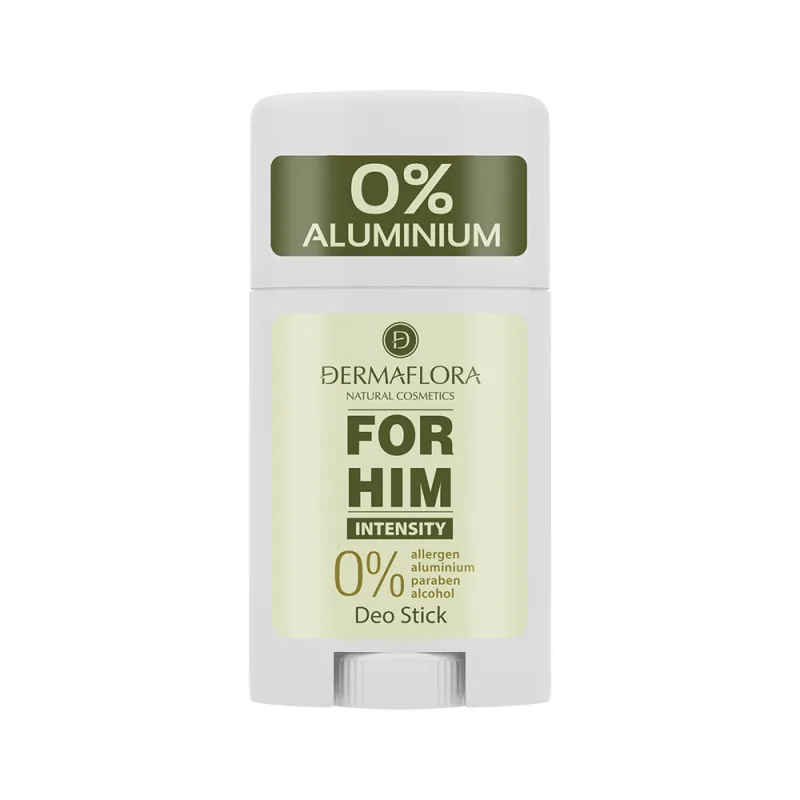 Deodorant stick pentru barbati 0% aluminiu Intensity, 50ml, Dermaflora — preț și oferte