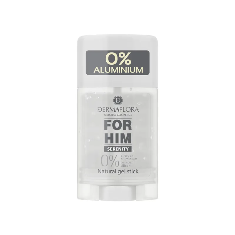 Deodorant stick gel pentru barbati 0% aluminiu Serenity, 50ml, Dermaflora — preț și oferte