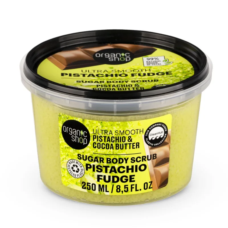 Scrub de corp Pistachio Fudge Ultra Smooth, 250ml, Organic Shop — preț și oferte