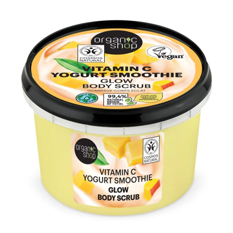 Scrub de corp Vitamin C Yogurt Smoothie, 250ml, Organic Shop — preț și oferte