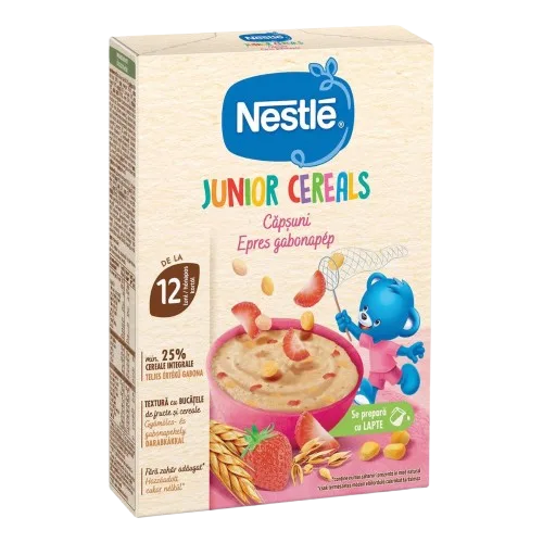 Cereale cu capsuni Junior de la 12 luni, 200g, Nestle — preț și oferte