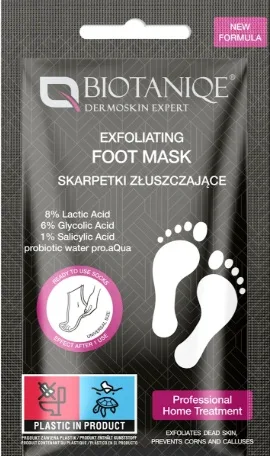 Sosete exfoliante pentru picioare, 1 pereche, Biotaniqe