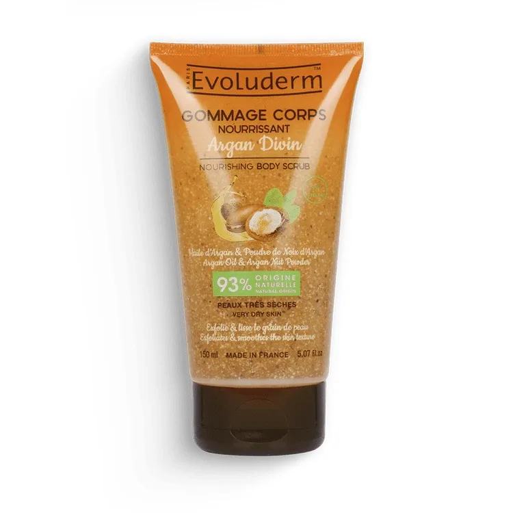 Scrub pentru corp hranitor Argan Divin, 150ml, Evoluderm — preț și oferte