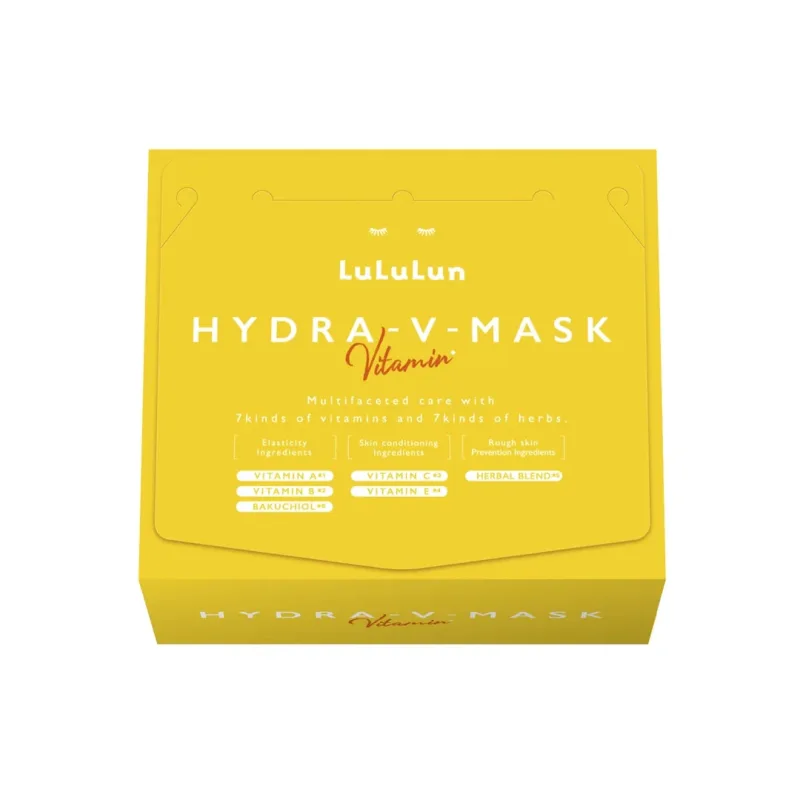 Pachet Masca de fata cu vitamine Hydra V-Mask, 28 bucati, LuLuLun — preț și oferte