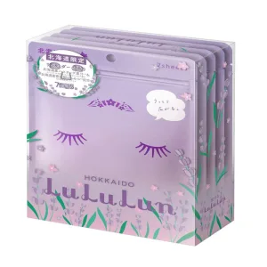 Masca de fata cu lavanda Hokkaido, 5x7 bucati, LuLuLun