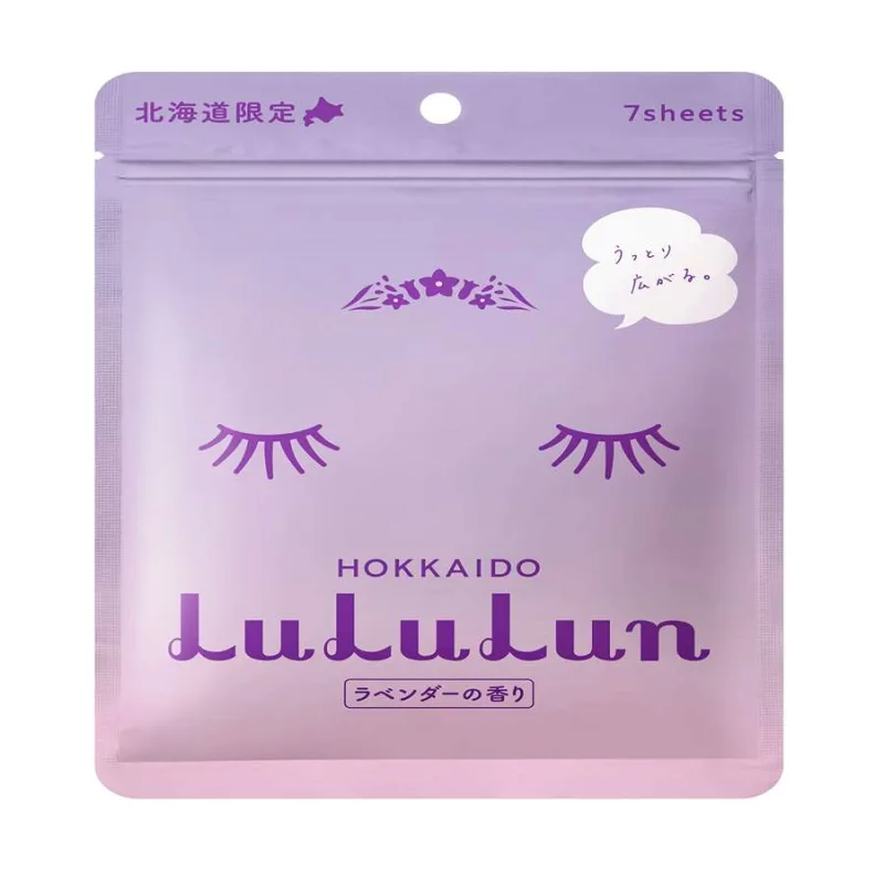 Masca de fata cu lavanda Hokkaido, 7 bucati, LuLuLun — preț și oferte