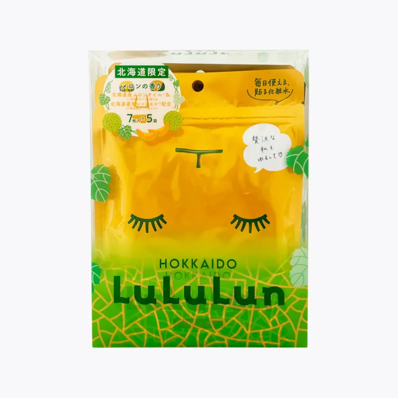 Masca de fata cu pepene Hokkaido, 5x7 bucati, LuLuLun — preț și oferte