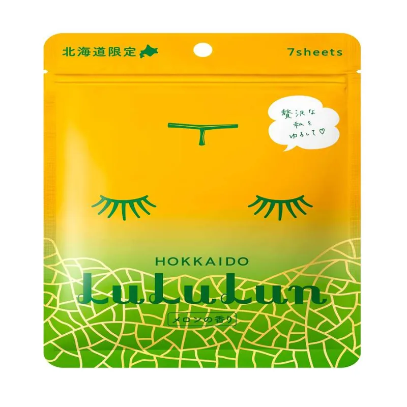 Masca de fata cu pepene Hokkaido, 7 bucati, LuLuLun — preț și oferte