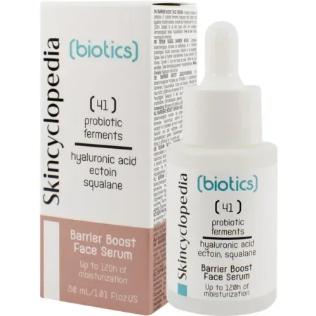 Ser facial hidratant cu acid hialuronic ectoina si squalene Biotics, 30ml, Skincyclopedia — preț și oferte