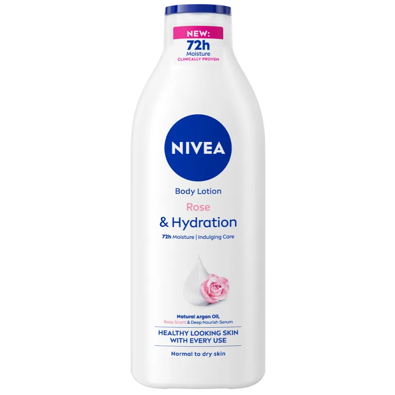 Lotiune de corp hidratanta cu trandafir, 400ml, Nivea — preț și oferte
