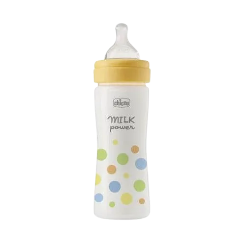 Biberon cu tetina din silicon si flux mediu Perfect Easy Baieti 2 luni+, 250ml, Chicco — preț și oferte