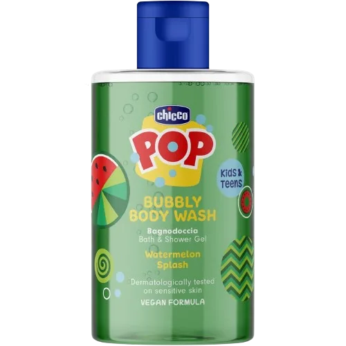 Gel de dus spumant cu aroma de pepene rosu POP, 300ml, Chicco — preț și oferte