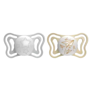 Suzete din silicon pentru copii 6-16 luni PhysioForma, 2 bucati, Chicco