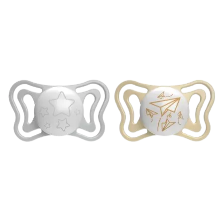Suzete din silicon pentru copii 6-16 luni PhysioForma, 2 bucati, Chicco — preț și oferte