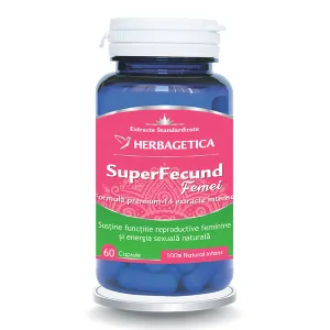Superfecund femei, 60 capsule, Herbagetica