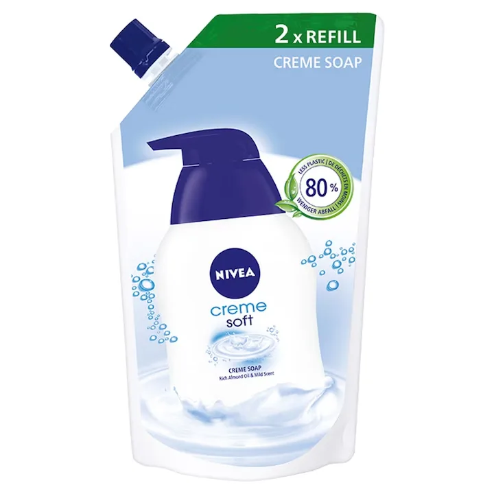 Rezerva pentru sapun lichid Creme Soft, 500ml, Nivea — preț și oferte