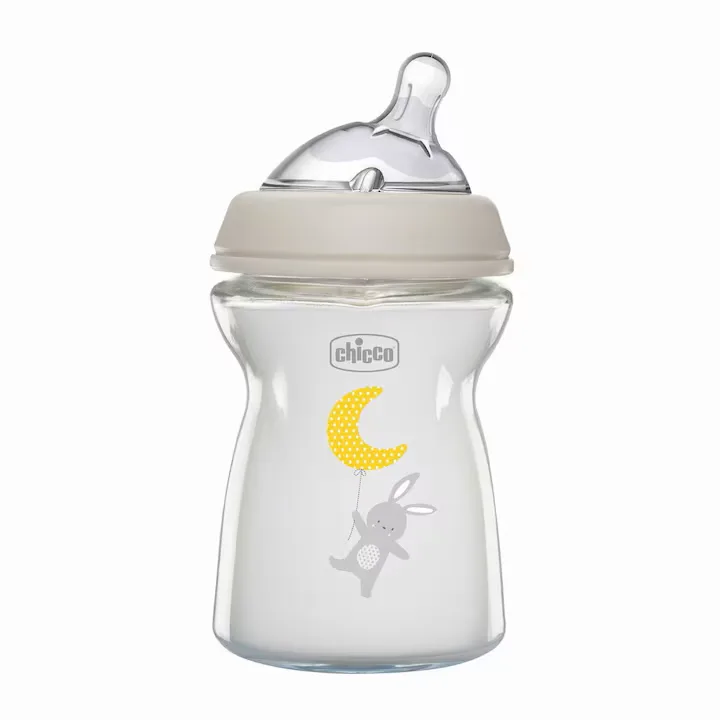 Biberon din sticla Natural Feeling 0 luni+, 250ml, Chicco — preț și oferte