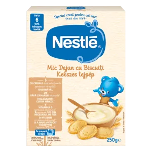 Cereale mic dejun cu biscuiti si lapte Infant Cereals pentru +6 luni, 250g, Nestle