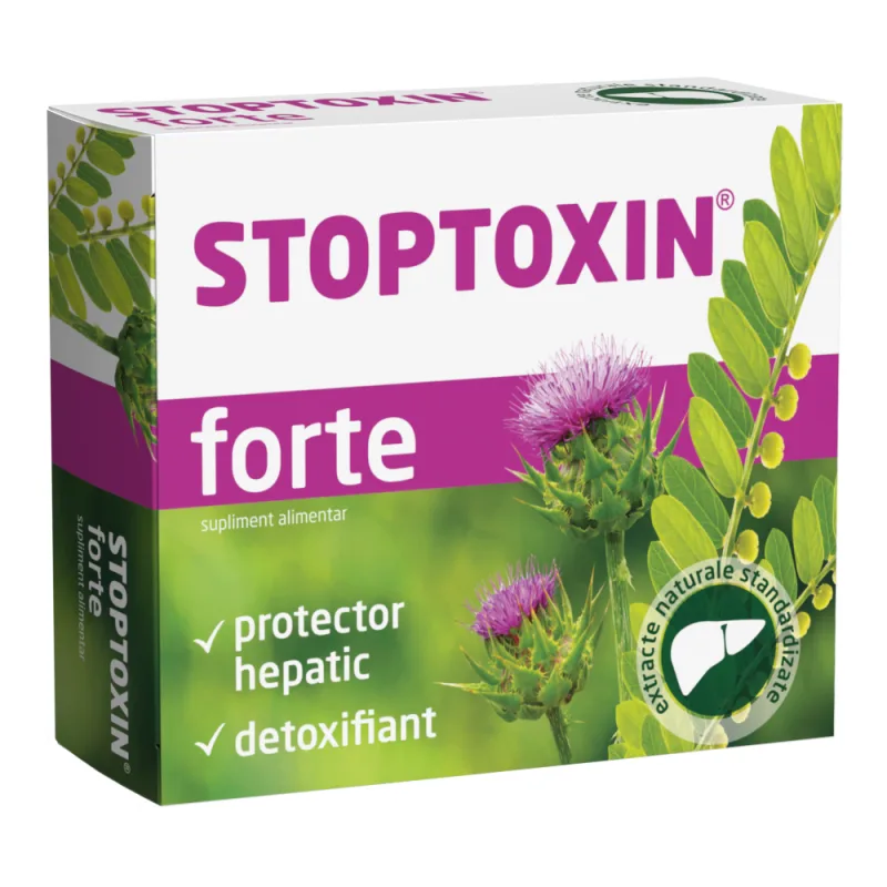 Stoptoxin Forte, 30 capsule, Fiterman — preț și oferte