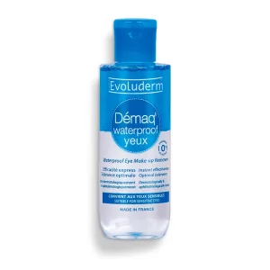 Demachiant waterproof pentru ochi sensibili, 150ml, Evoluderm