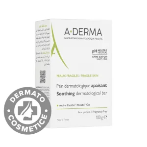 Sapun dermatologic pentru pielea fragila, 100g, A-Derma