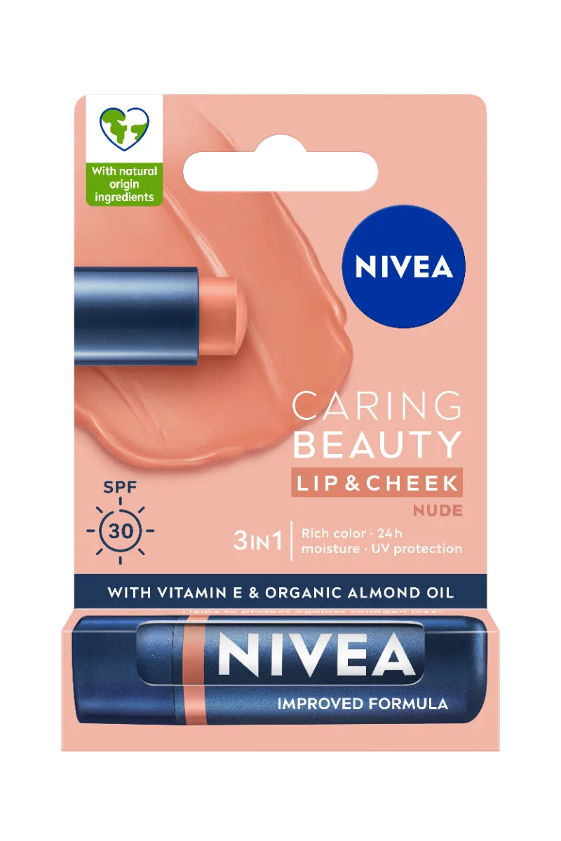 Balsam de buze Nude, 3.8g, Nivea — preț și oferte
