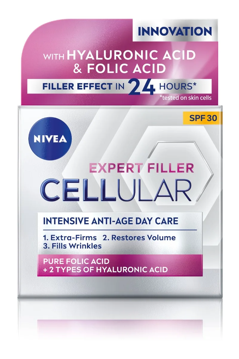 Crema de zi Hyaluron Filler Firming FPS30 Cellular Care, 50ml, Nivea — preț și oferte