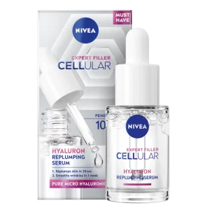 Ser facial antirid cu Acid Hyaluronic Cellular Expert Filler, 15ml, Nivea