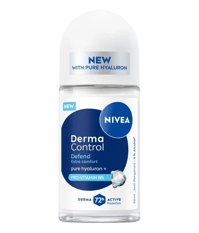 Deodorant roll-on pentru femei Derma Control Defend, 50ml, Nivea — preț și oferte