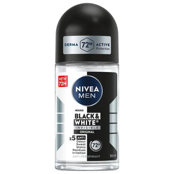 Deodorant roll-on pentru barbati Black & White Power, 50ml, Nivea — preț și oferte