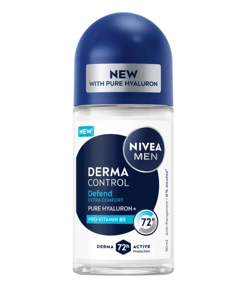 Deodorant roll-on pentru barbati Derma Control Defend, 50ml, Nivea — preț și oferte