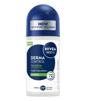 Deodorant roll-on pentru barbati Derma Control Sensitive, 50ml, Nivea