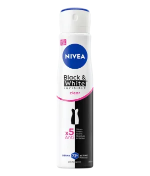 Deodorant spray pentru femei Black & White Clear, 250ml, Nivea